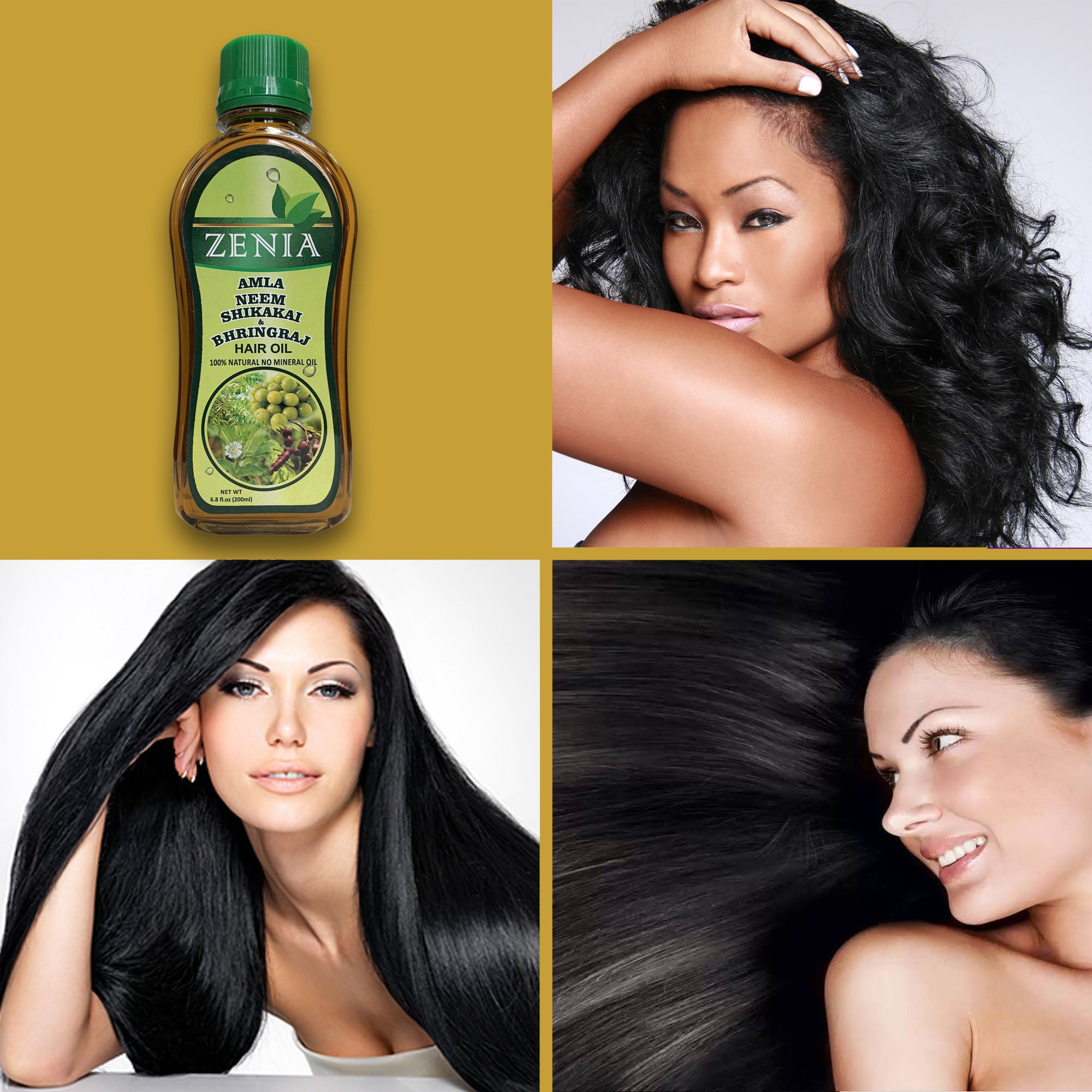 Zenia Amla Neem Shikakai Bhringraj Hair Oil 200ml