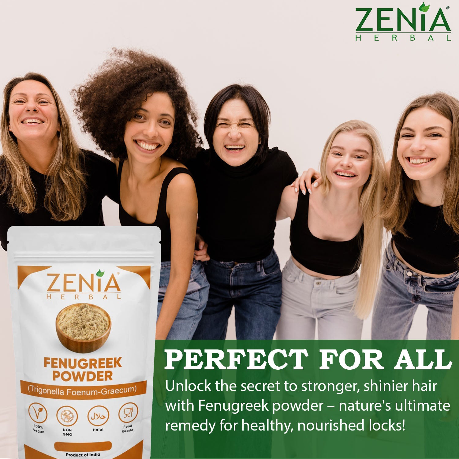 454g (1 lb) Zenia's Fenugreek (Trigonella foenum-graecum) Powder