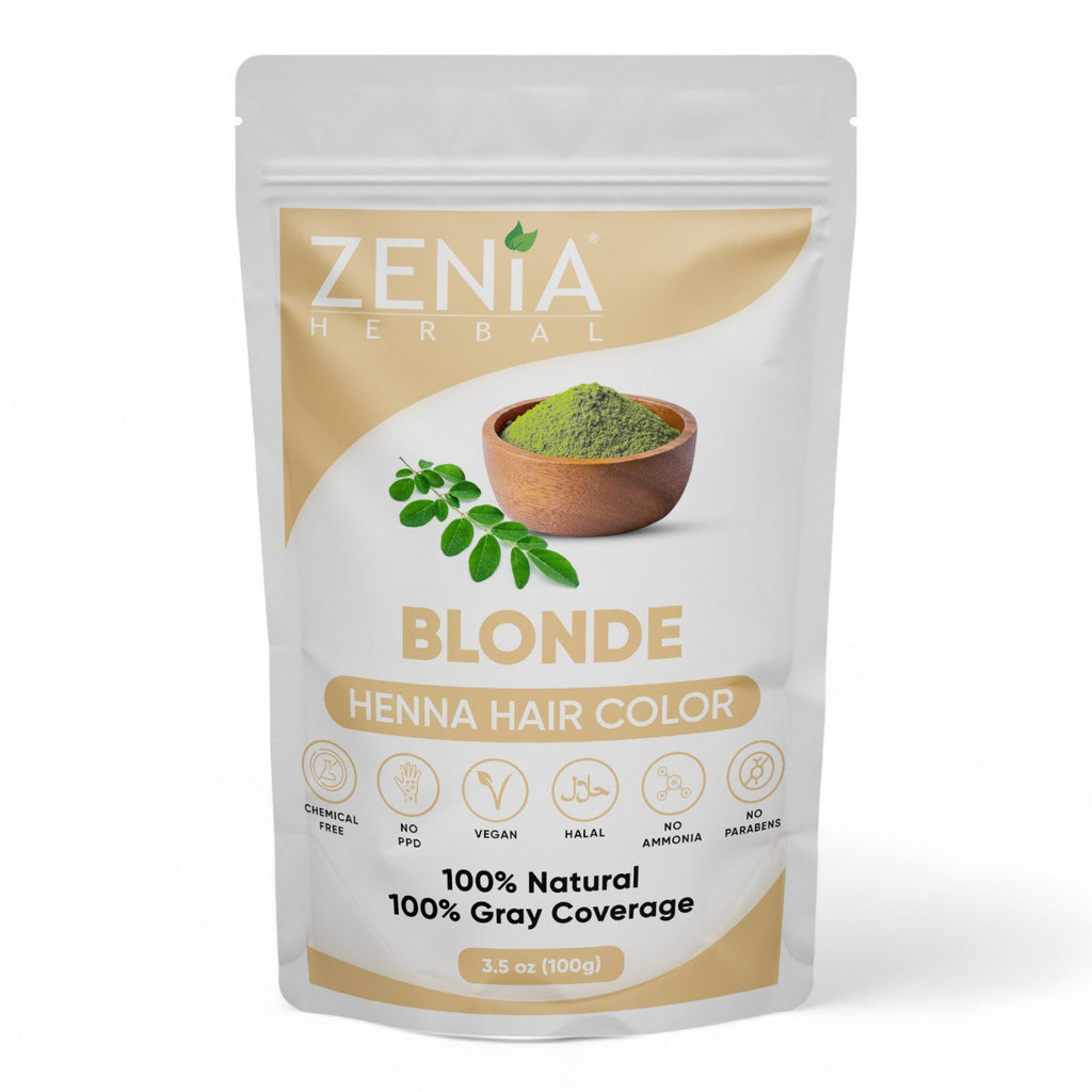 Zenia Organic Henna Hair Color Blonde 100g Zenia Herbal