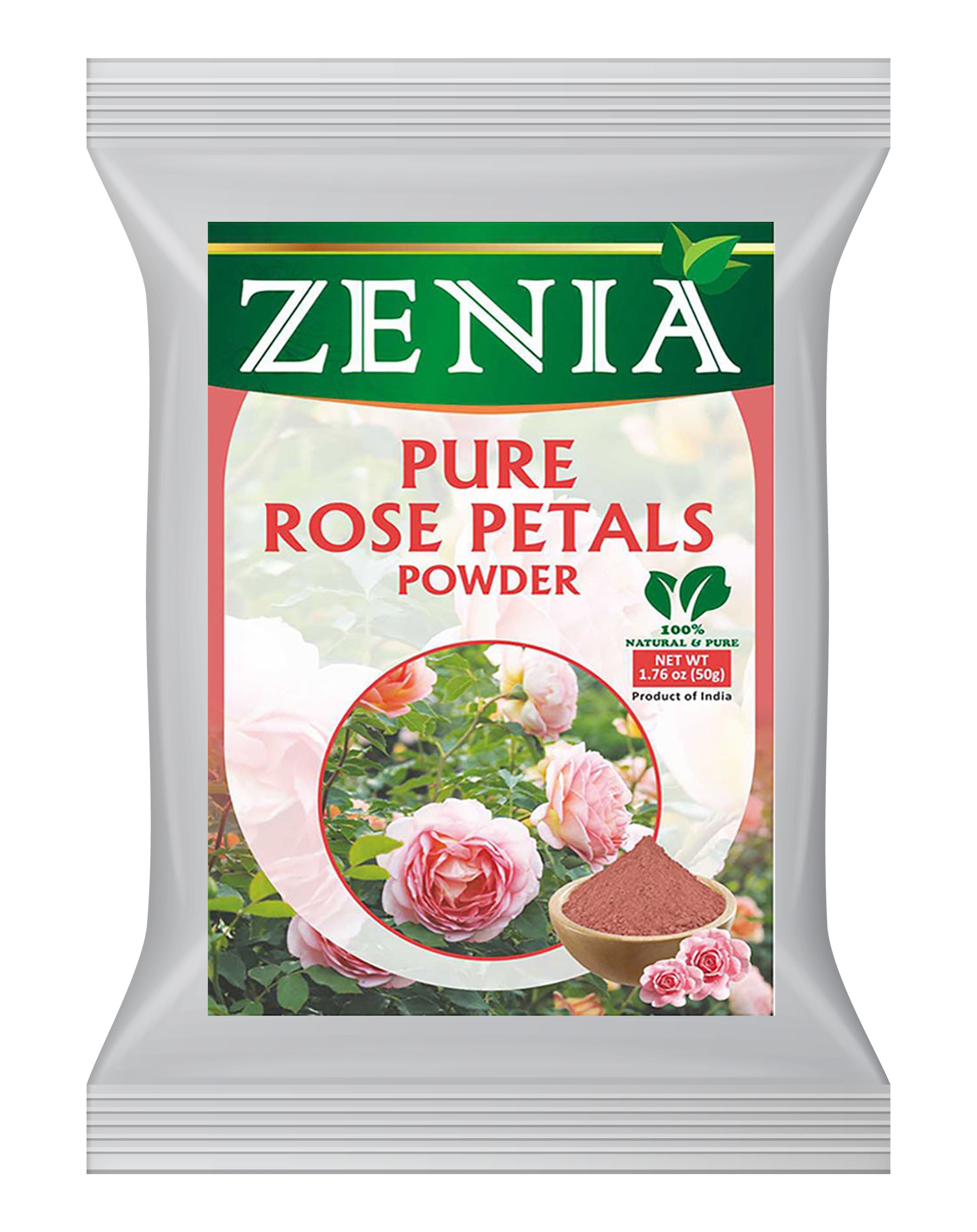 Zenia 100% Pure Rose Petals Powder 50g