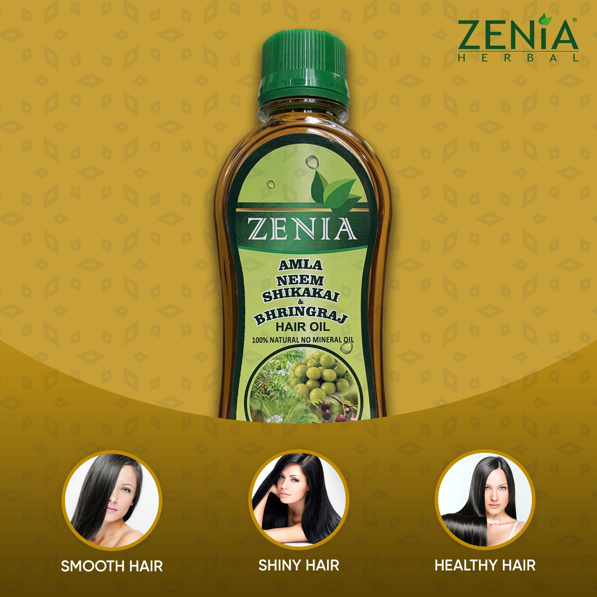 Zenia Amla Neem Shikakai Bhringraj Hair Oil 200ml