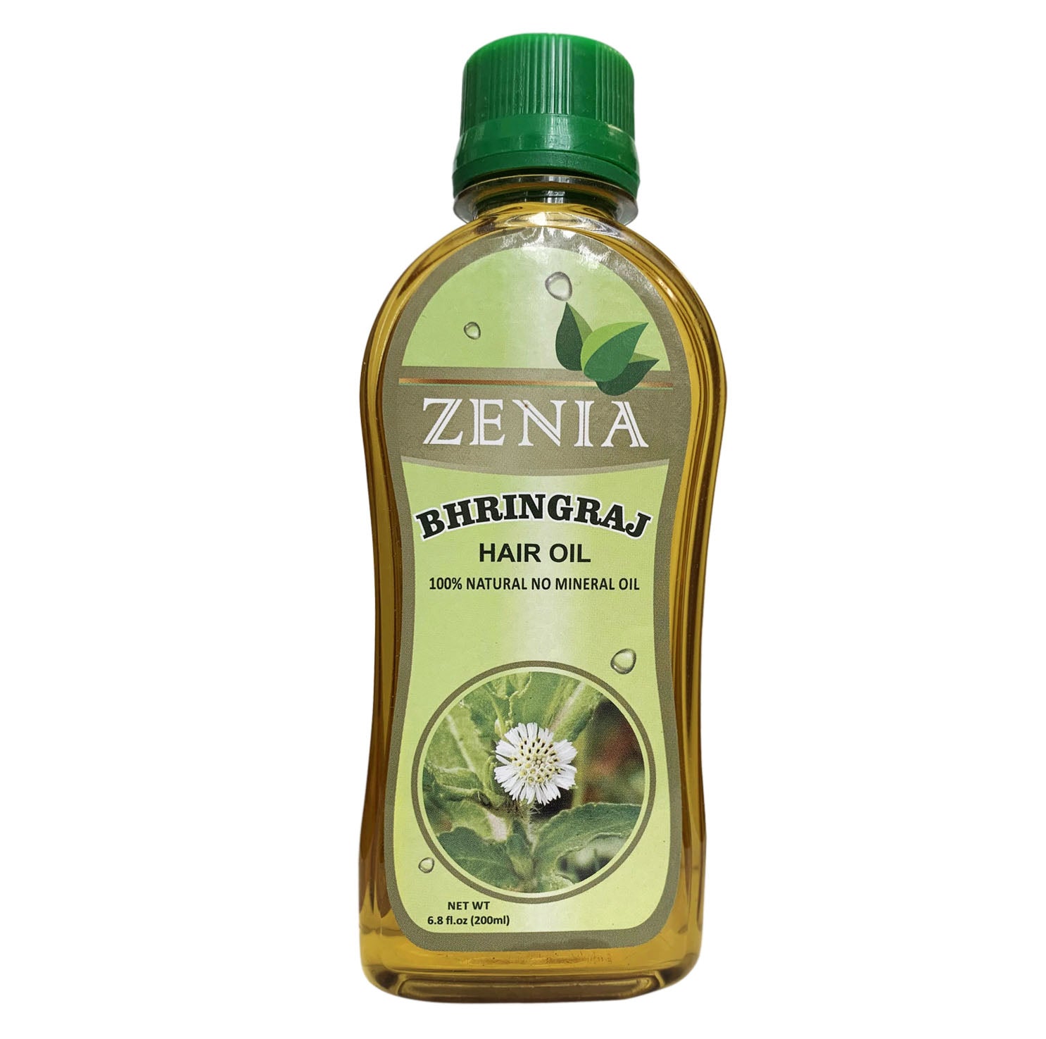 Zenia Bhringraj (Eclipta alba) Hair Oil 100% Natural No Mineral Oil 200ml