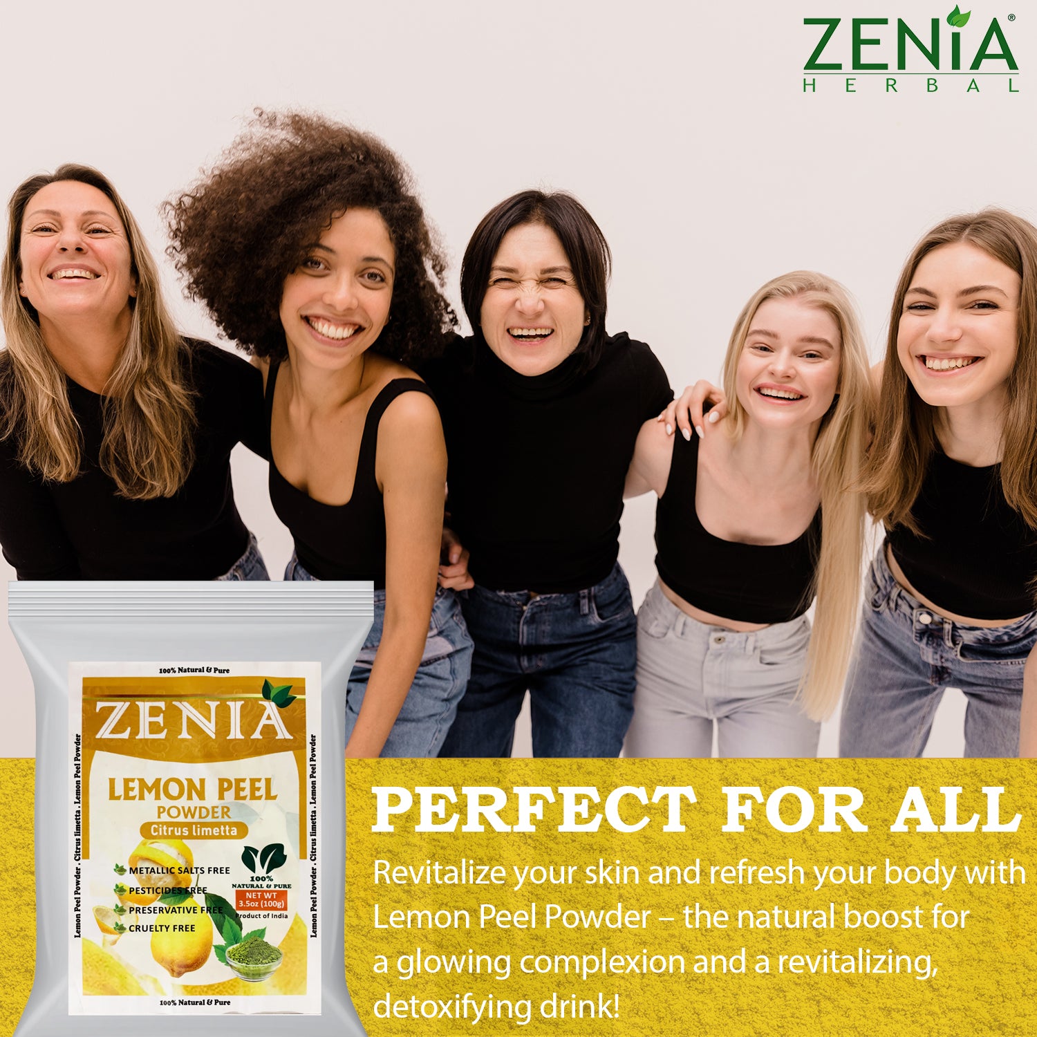 100g Zenia Citrus Lemon Peel Powder