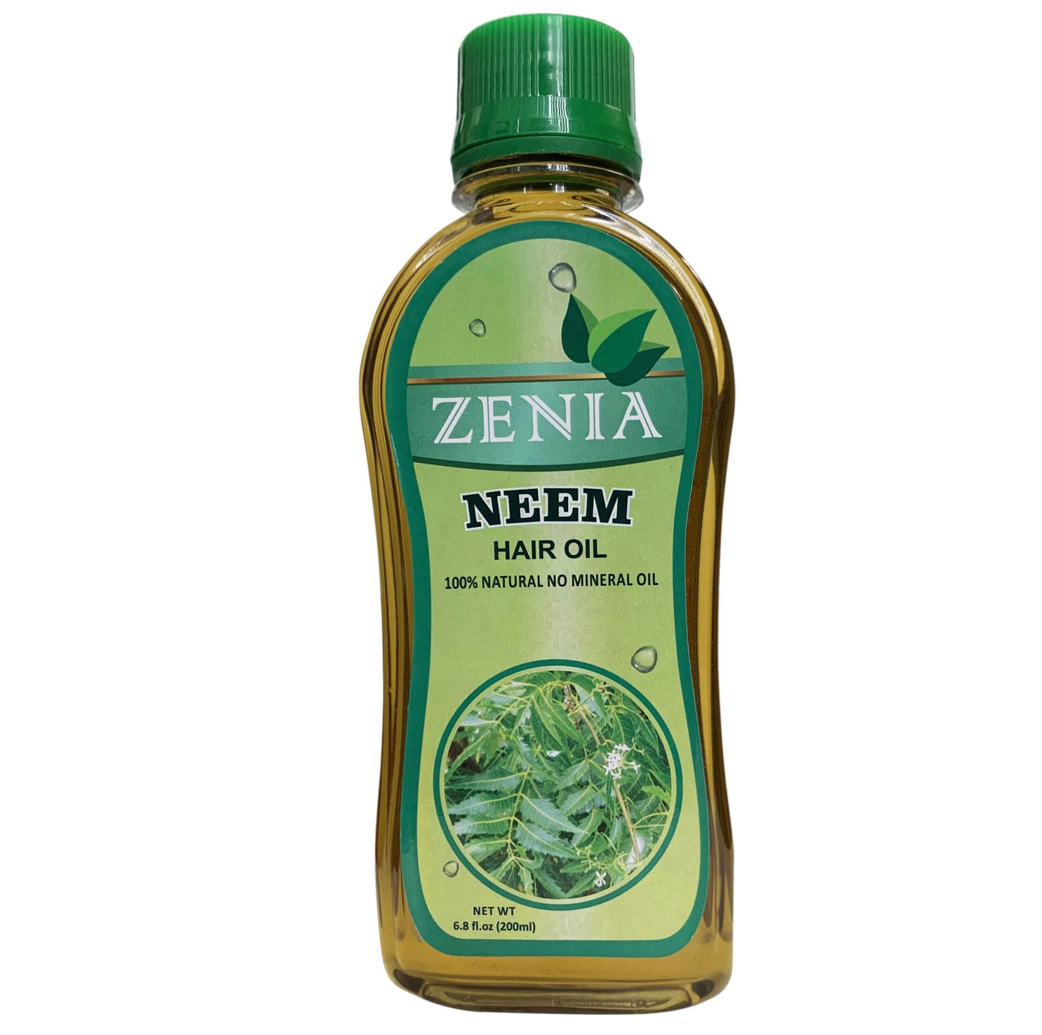 Zenia Neem Hair Oil 100% Natural No Mineral Oil 200ml