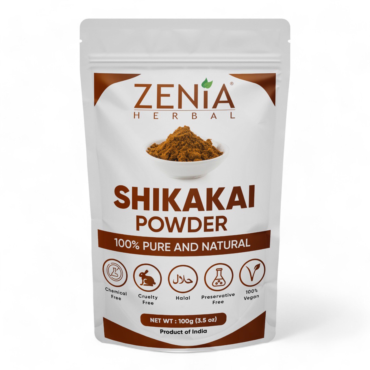 100g New Zenia Shikakai Powder