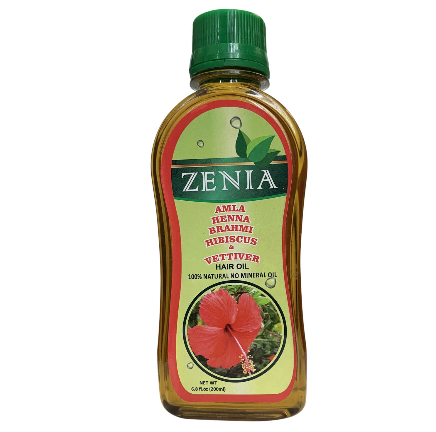 Zenia Amla Henna Brahmi Hibsicus & Vettiver Hair Oil 200ml