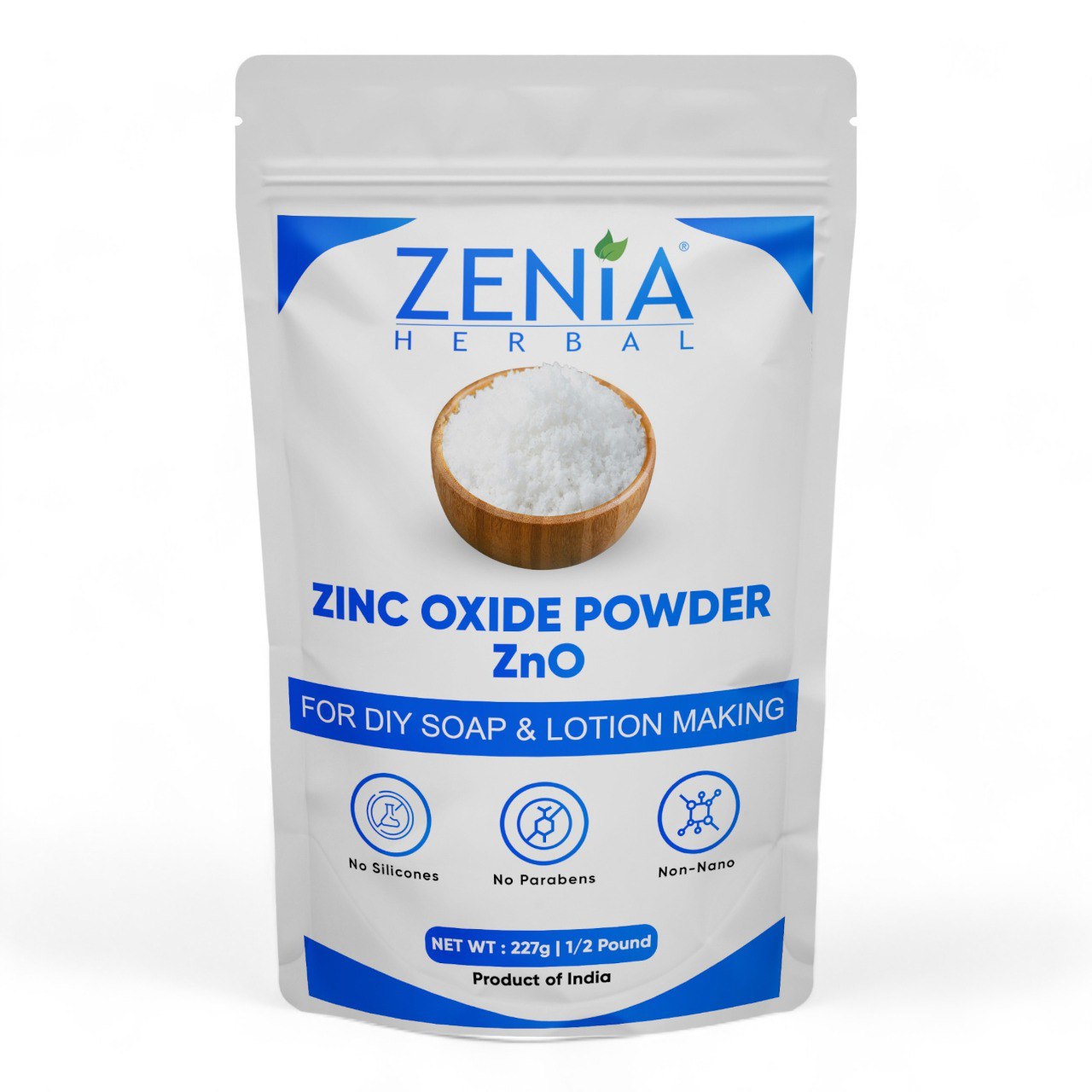 Zenia Zinc Oxide Powder for DIY and Lotion Making