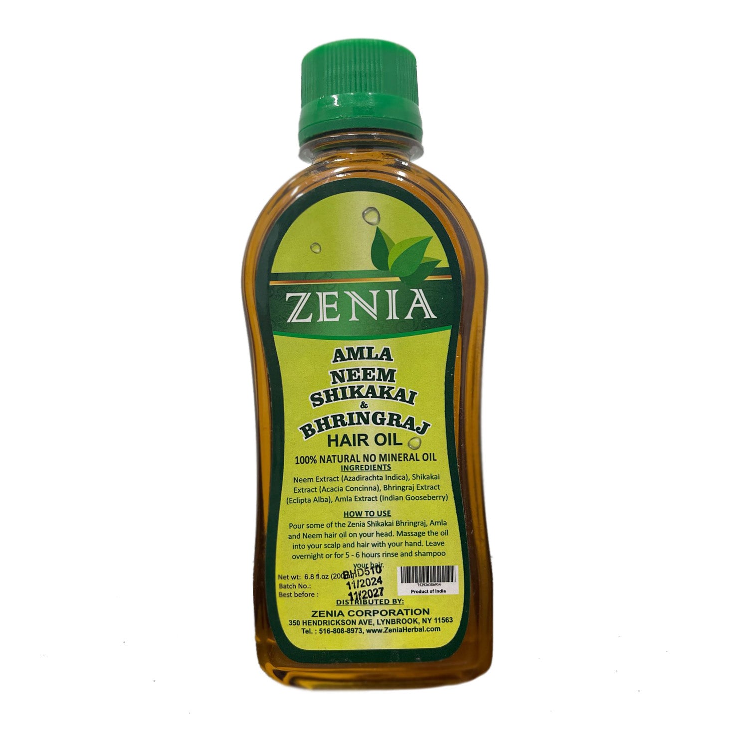 Zenia Amla Neem Shikakai Bhringraj Hair Oil 200ml