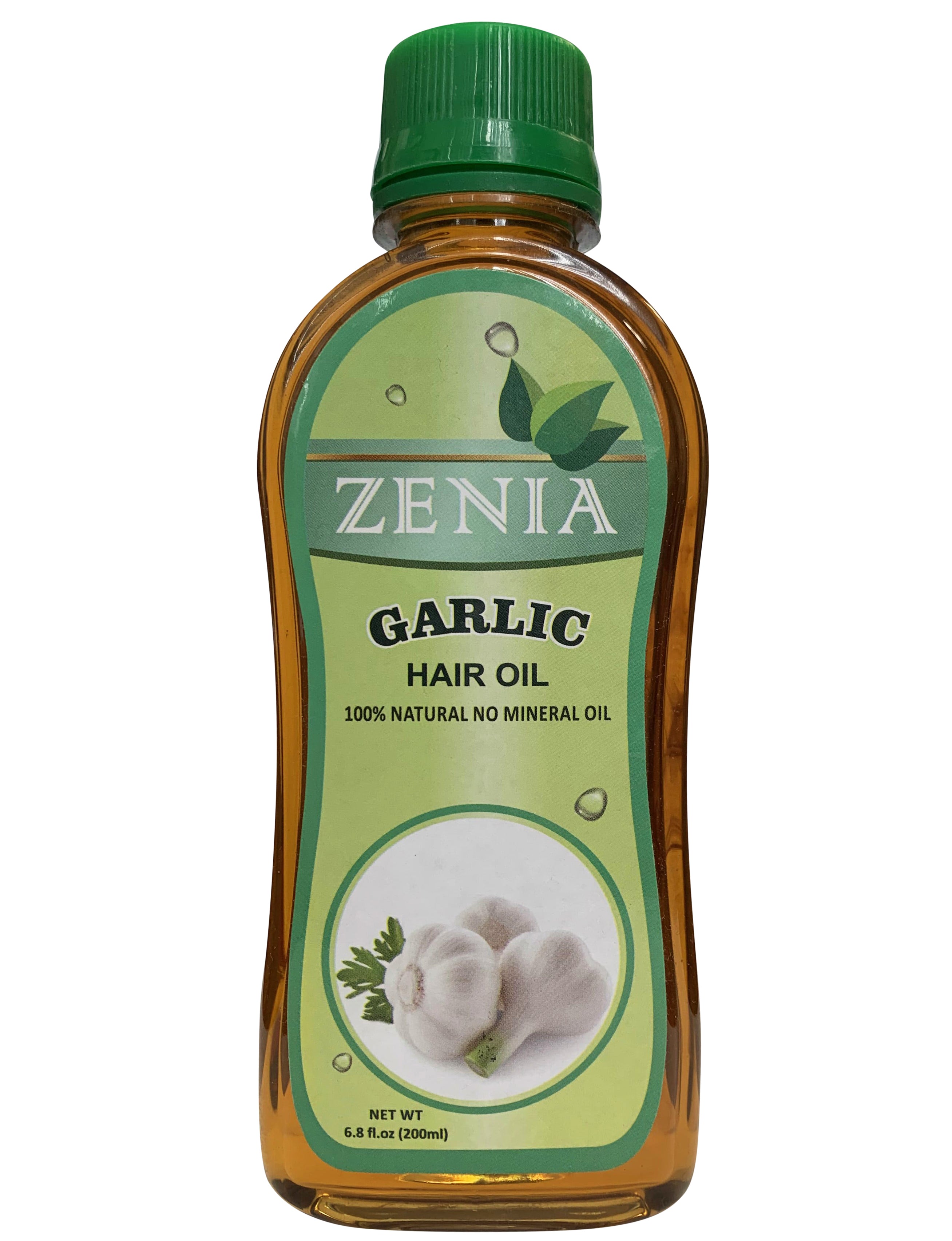 Zenia Garlic Hair Oil 100% Natural No Mineral Oil 200ml