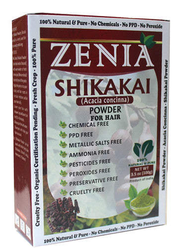 100g Zenia Shikakai Powder Box - Zenia Herbal