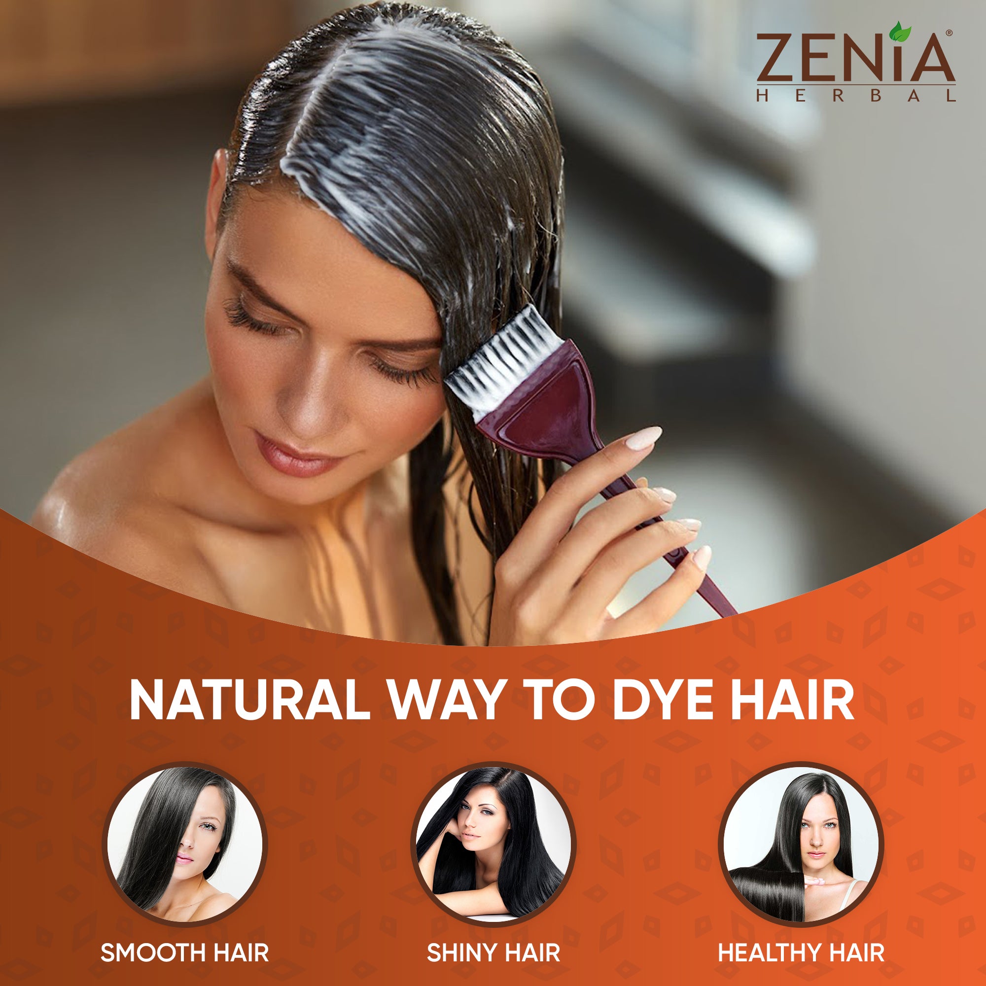 Zenia 100% Pure Indigo Powder and Henna Powder Hair Color Combo Kit 100 Grams Each 2022 Crop